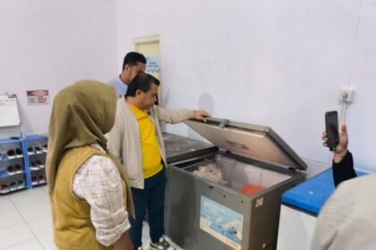Wawalil Agus Haris meninjau salah satu dapur MBG. (ist)