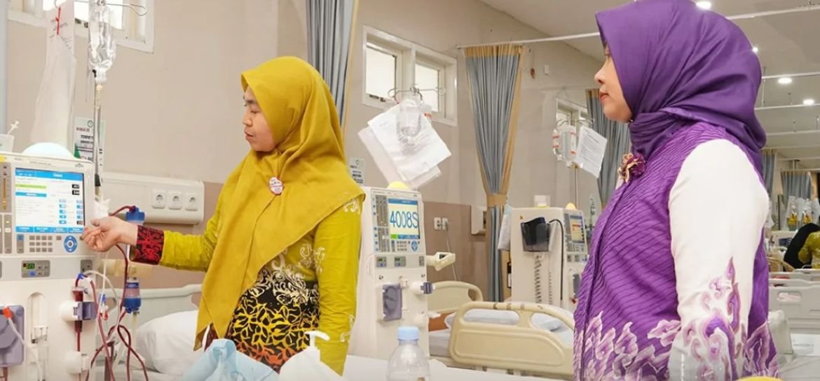 Perhimpunan Nefrologi Indonesia koordinator wilayah Kaltim melakukan kunjungan kerja ke pelayanan unit Dialisis RSUD Taman Husada Bontang (Humas RSUD Bontang)