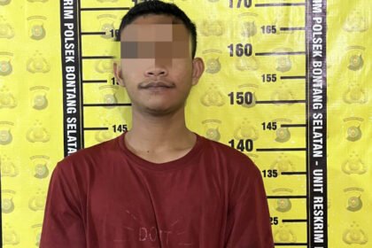 Pelaku berinisial He (24)