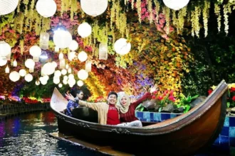 Ilustrasi wisata malam