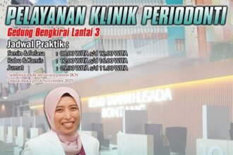 Mulai 6 November, Klinik Periodonti RSUD Taman Husada Buka Layanan Pasien.