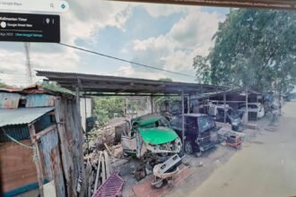 Bangunan liar yang akan ditertibkan Pemkot Bontang.