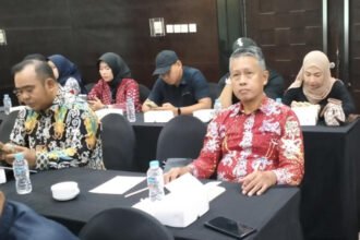 Analis Kebijakan Ahli Madya, Bidang Penanaman Modal DPMPTSP Kota Bontang, Karel menghadiri sosialisasi di Balikpapan