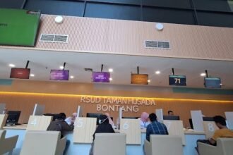 Ruang pendaftaran RSUD Taman Husada Bontang.