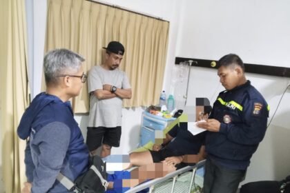 Korban serangan buaya dirawat di rumah sakit.