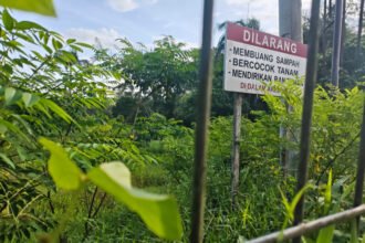 Lahan HOP 7 yang kini kembali menjadi aset Pemerintah Pusat.