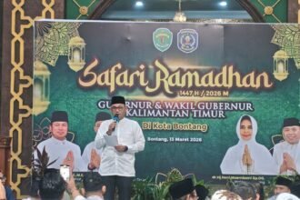 Wagub Kaltim Seno Aji kunjungi Bontang dalam agenda Safari Ramadhan di Masjid Al-Hijrah.