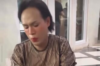 Tangkapan layar seorang banci yang membercandakan doa buka puasa. (ist)
