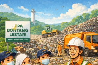 Ilustrasi SMP Negeri 7 melakukan kunjungan ke TPA Bontang Lestari. (istimewa)