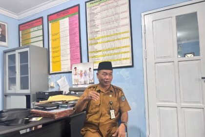 Kepala Sekolah SDN 001 Bontang. (istimewa)