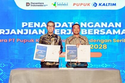 PT Pupuk Kalimantan Timur (Pupuk Kaltim) resmi menandatangani hasil perundingan Perjanjian Kerja Bersama (PKB), dengan Serikat Pekerja Korps Karyawan Pupuk Kaltim (SP KKPKT) untuk periode 2026–2028.
