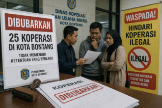 Ilustrasi 25 koperasi di Kota Bontang resmi dibubarkan. (istimewa)