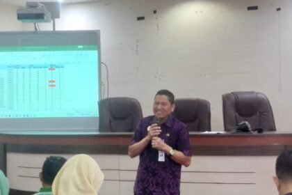 Sekretaris Disdikbud Bontang, Saparuddin.