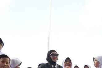 Interaksi Siswa SD bersama Wali kota Bontang. (istimewa)