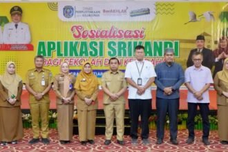 pelaksanaan sosialisasi aplikasi srikandi. (suber foto PPID Bontang)