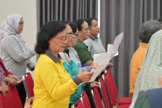 lansia Yang mengikuti kegiatan di sekolah Lansia Maleke. (sumber foto PPID Bontang)