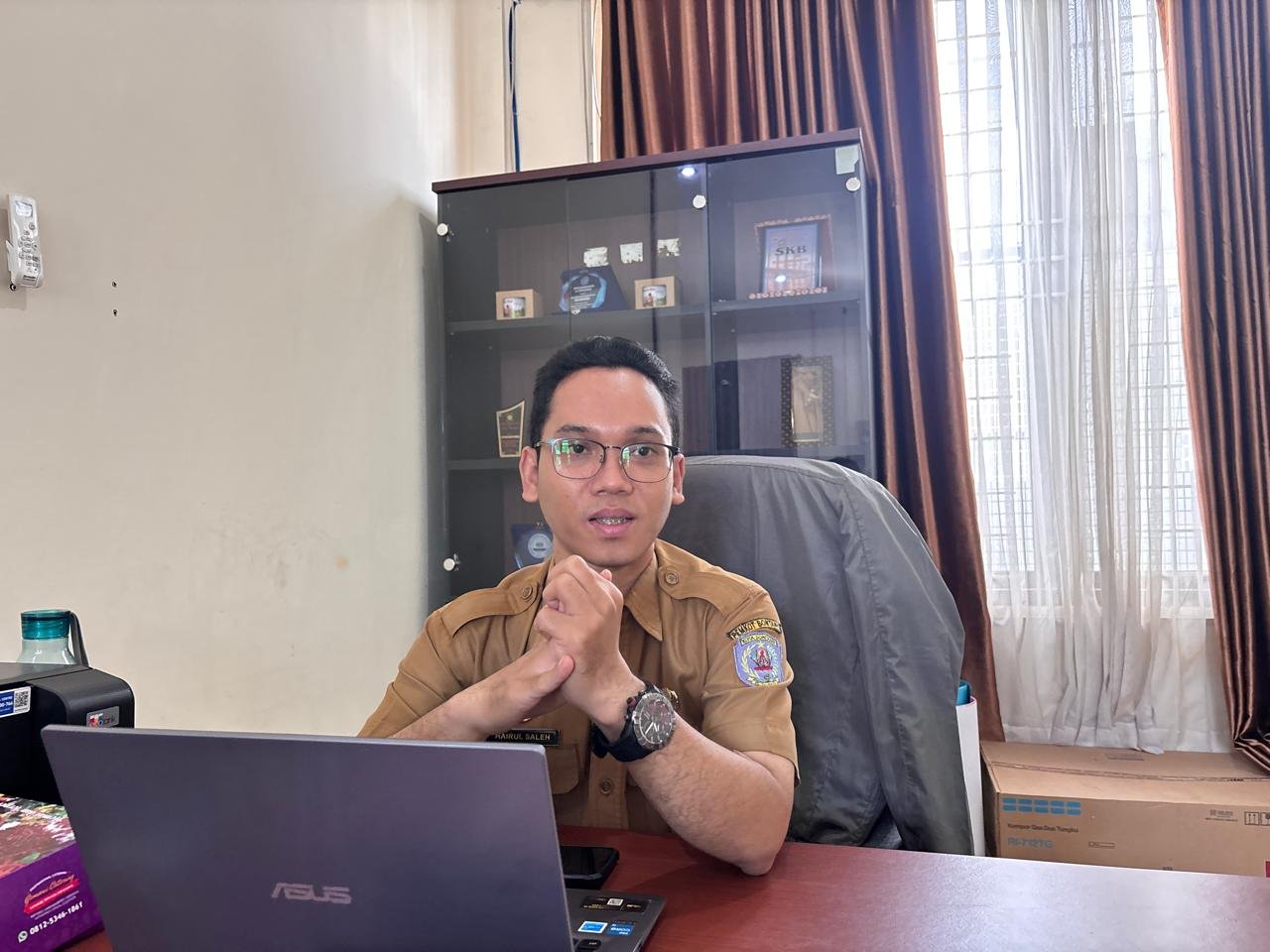 Plt Kepal SPNF SKB Kota Bontang, Hairul Saleh. (istimewa)
