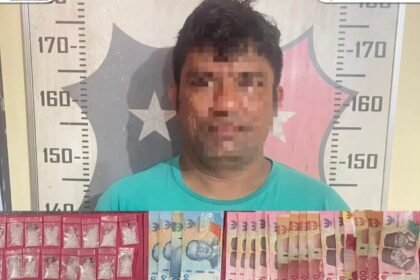 pelaku dan barang bukti yang berhasil di amankan. (istimewa)