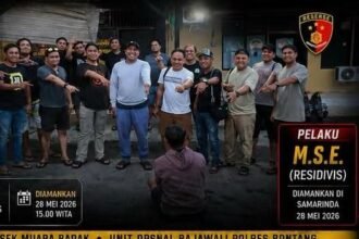 Tim gabungan kepolisian berhasil menangkap pelaku pencurian yang terjadi di wilayah Kecamatan Marangkayu dan Kecamatan Muara Badak. (sumber foto jatanrasresbontang)