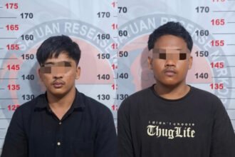 Dua residivis narkoba So (24) warga Desa Teluk Pandan, Kutim dan rekannya MLA (26) warga Jalan Sawi, Gunung Elai ditangkap polisi. (istimewa)