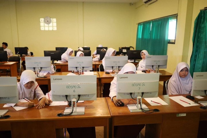 Ilustrasi ujian sekolah/Disdikbud. (istimewa)