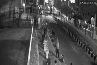 Tangkapan layar aksi pengerusakan pot di fasilitaa umum Jalan Ahmad Yani, Kelurahan Api-Api, Bontang Utara pada Kamis (4/6/2026) (Ist).