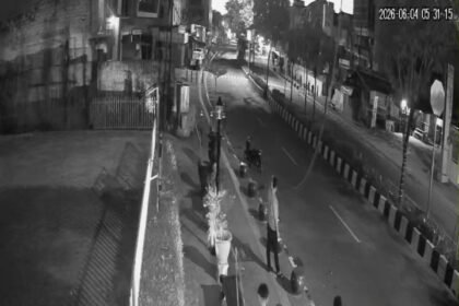 Tangkapan layar aksi pengerusakan pot di fasilitaa umum Jalan Ahmad Yani, Kelurahan Api-Api, Bontang Utara pada Kamis (4/6/2026) (Ist).