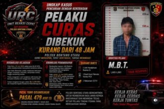 pelaku curas di bontang. (istimewa)