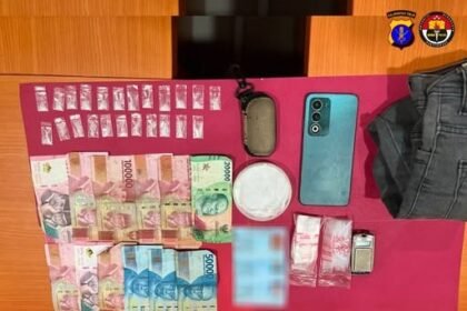 Barang bukti yang diamankan Polsek Sangkulirang. (istimewa)
