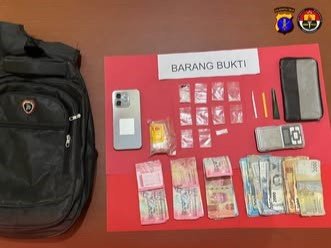 Barang bukti yang diamankan polse paser. (istimewa)