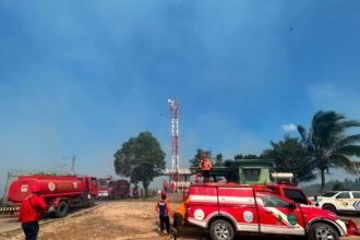 Personel masih melakukan pemadan karhutla