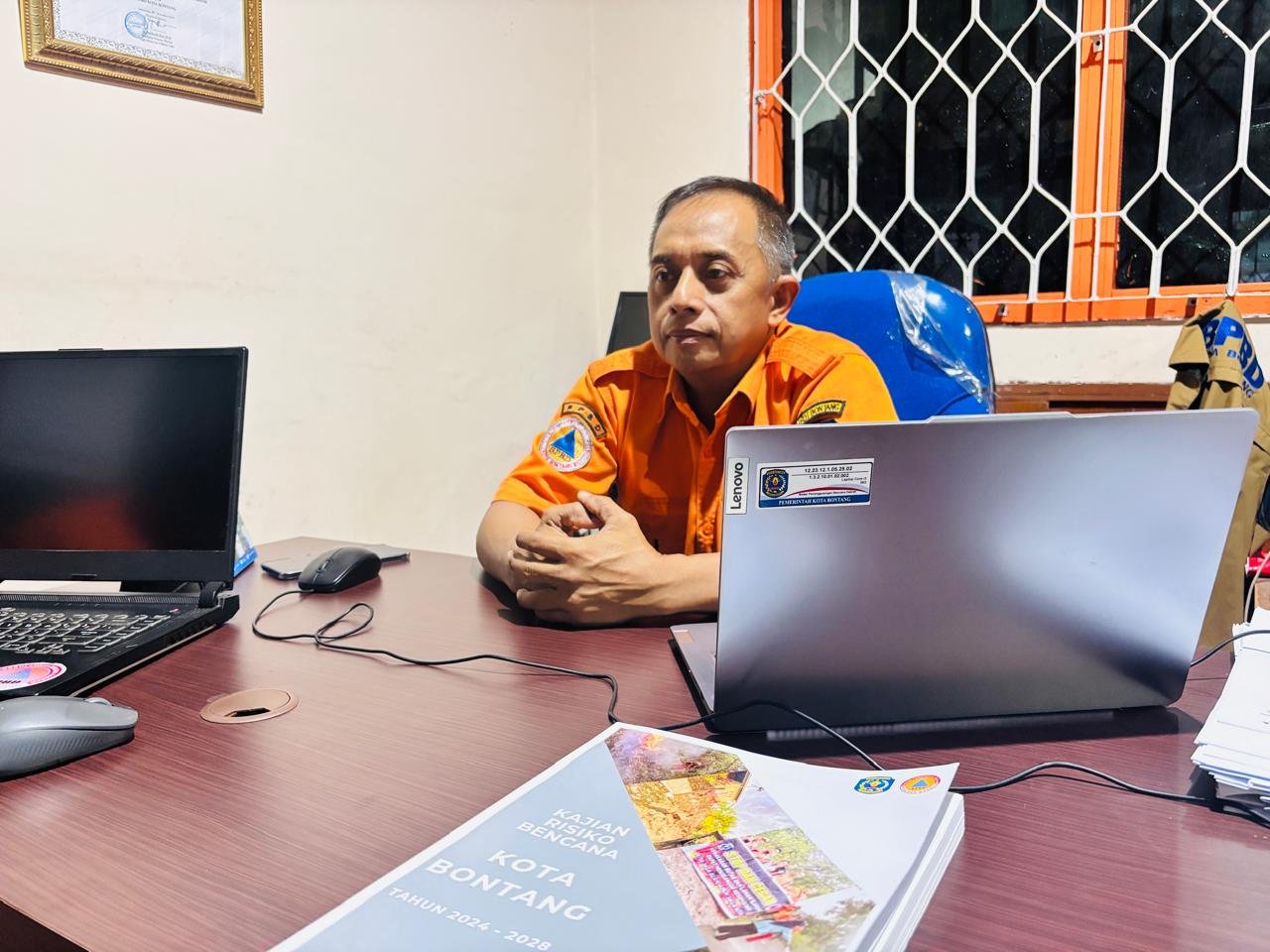 Kabid Kedaruratan dan Logistik, BPBD Kota Bontang, Ismail.