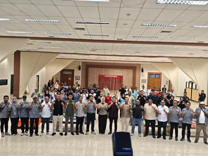 Rapat Kerja KONI Bontang di Aula Disporapar-Ekraf pada Sabtu (29/8/2026)