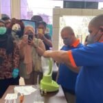 Pemusnahan barang bukti yang digelar BNNP Kaltim. (istimewa)