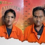 dua tersangka diamankan polisi. (istimewa)