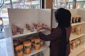 Ilustrasi produk makanan dan minuman pelaku IKM Bontang.