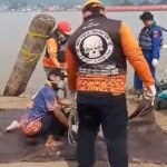Tangkapan Layar saat proses evakuasi Korban.